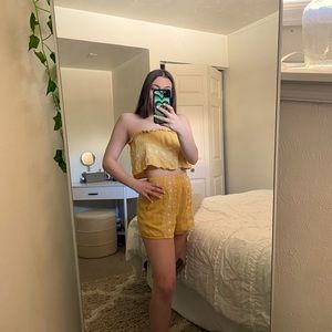 Matching Set, yellow+white from American Eagle Outfitters